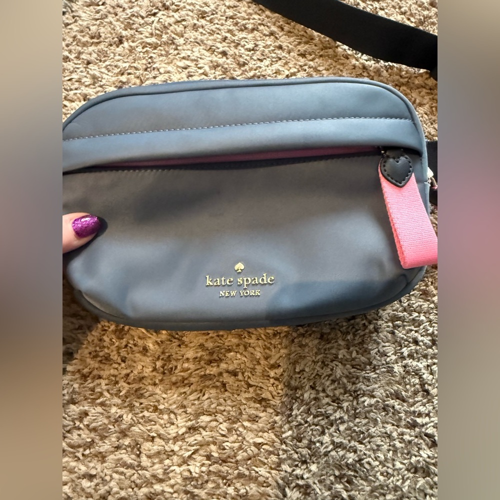 Kate Spade Navy and Pink Belt Bag - Picture 2 of 7